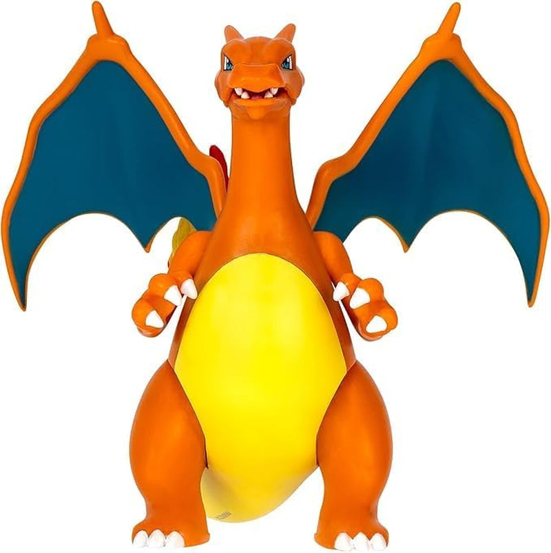 Pokémon PKW0368 – Battle Feature Figure – Glurak Offizielle bewegliche Figur 11,5 cm Actionfiguren Naty Shop