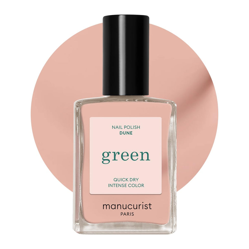 Manucurist Green – Rosy Beige Shell Beige Nagellack – Schnell trocknender Nagellack – DIY-Nägel – Vegan 12-Free – Pflanzenbasiert – Nagellack – Hergestellt in Frankreich