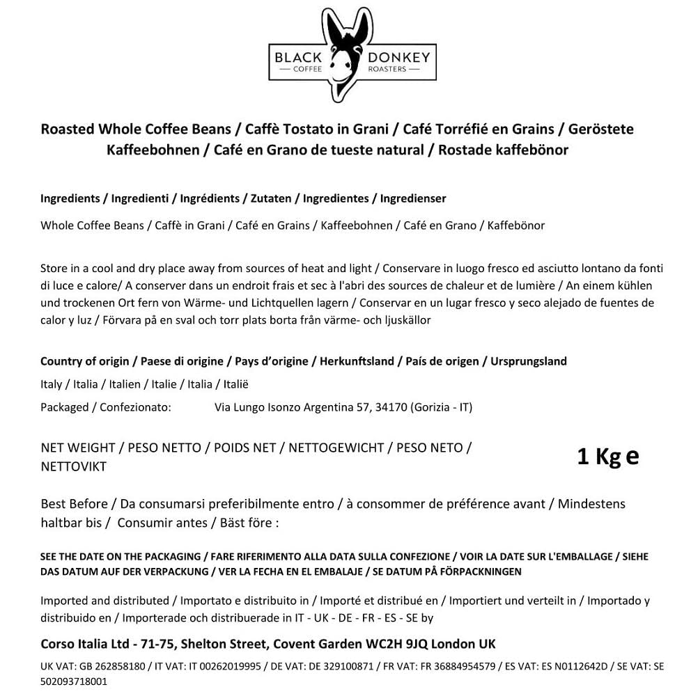 - 1KG Kaffeebohnen (INTENSO)