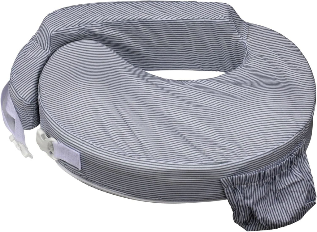 MY BREST FRIEND Baby Wild - Perna americană pentru alăptare, originală, ușor de întreținut Accesorii Hrana si Alaptare Bebe Naty Shop Alb Gri 57 X 40 X 14 Cm Exterior: 100 poliester / umplutura: spuma 100 poliuretan, spumat la rece