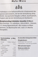 Otręby owsiane bio z kiełkami 500g