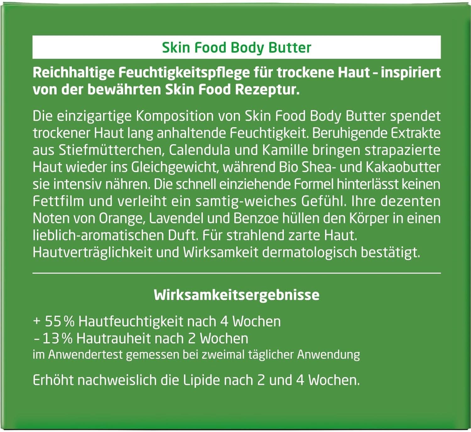 WELEDA Organic Skin Food Body Butter, Unisex-Körperpflegecreme zur Pflege trockener und rauer Haut, 150 ml Dusche und Bad Naty Shop