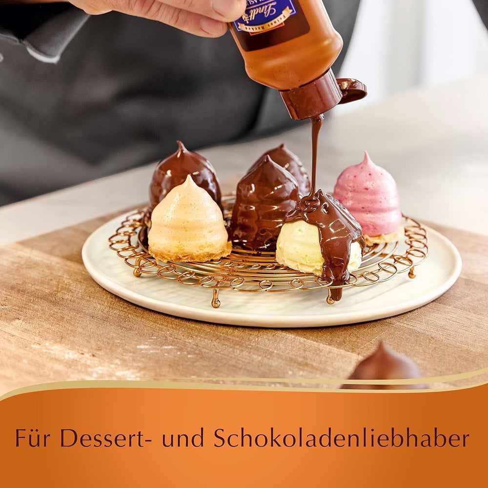 Lindt Schokolade - GLASUR Vollmilch | 10 x 200 g | Vollmilchglasur für einen feinen Überzug bei Kuchen, Torten, Gebäck oder Eis | GLAS | Backen | Schokoladengeschenk Glasuren und Dekor Naty Shop
