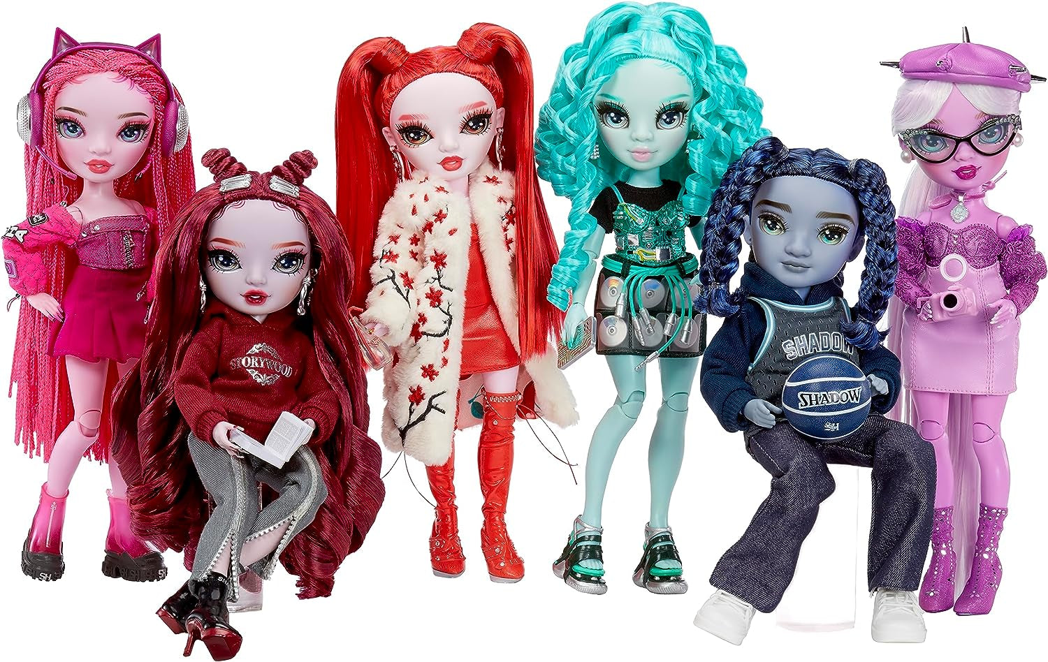 Rainbow High Shadow High Serie 3 – Berrie Skies – Grüne Modepuppe – Modisches Outfit und mehr als 10 bunte Spielaccessoires – Ideal für Kinder von 4–12 Jahren und Sammler