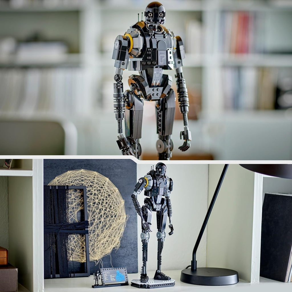 LEGO Star Wars 75434 Security Droid K-2SO - Construiește și expune figura, jucărie de construcție, model de colecție cu panou informativ - Cadou pentru băieți, fete și adulți fani Andor Seturi de constructie Besuche den LEGO-Store