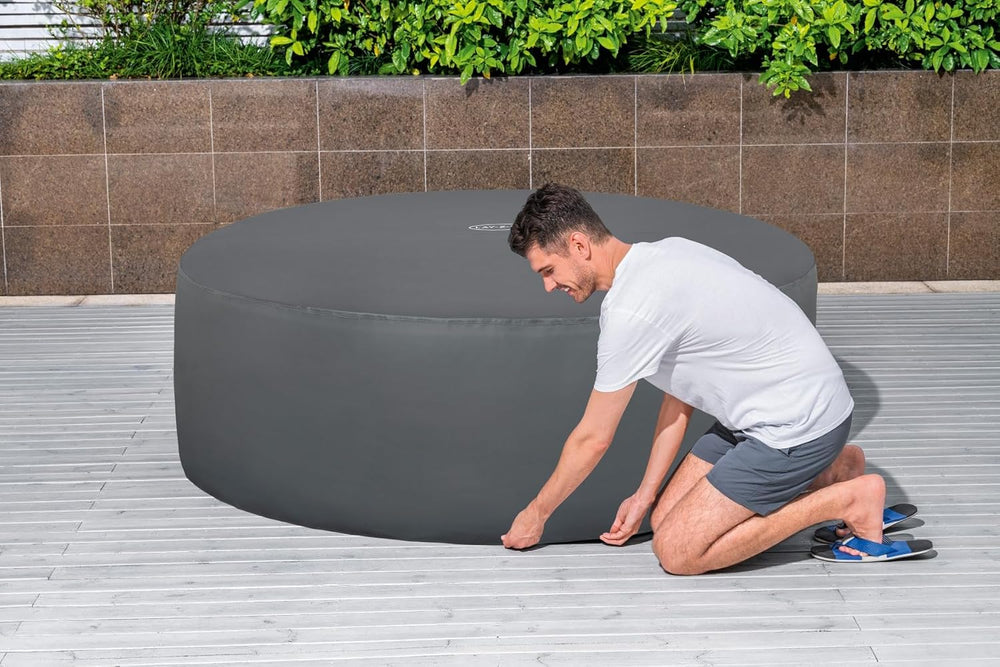 Bestway LAY-Z-SPA Xtras EnergySense Plus komplette Thermoabdeckung Ø 236 x 71 cm, rund