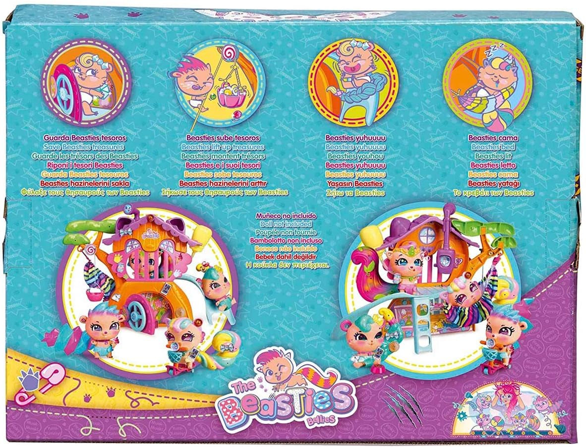 Die Bäuche aus Bellyville – Beetree House, Beasties House Bellies Friends, Puppenzubehör, Geschenke (Famosa 700015795) Naty Shop Puppenhäuser