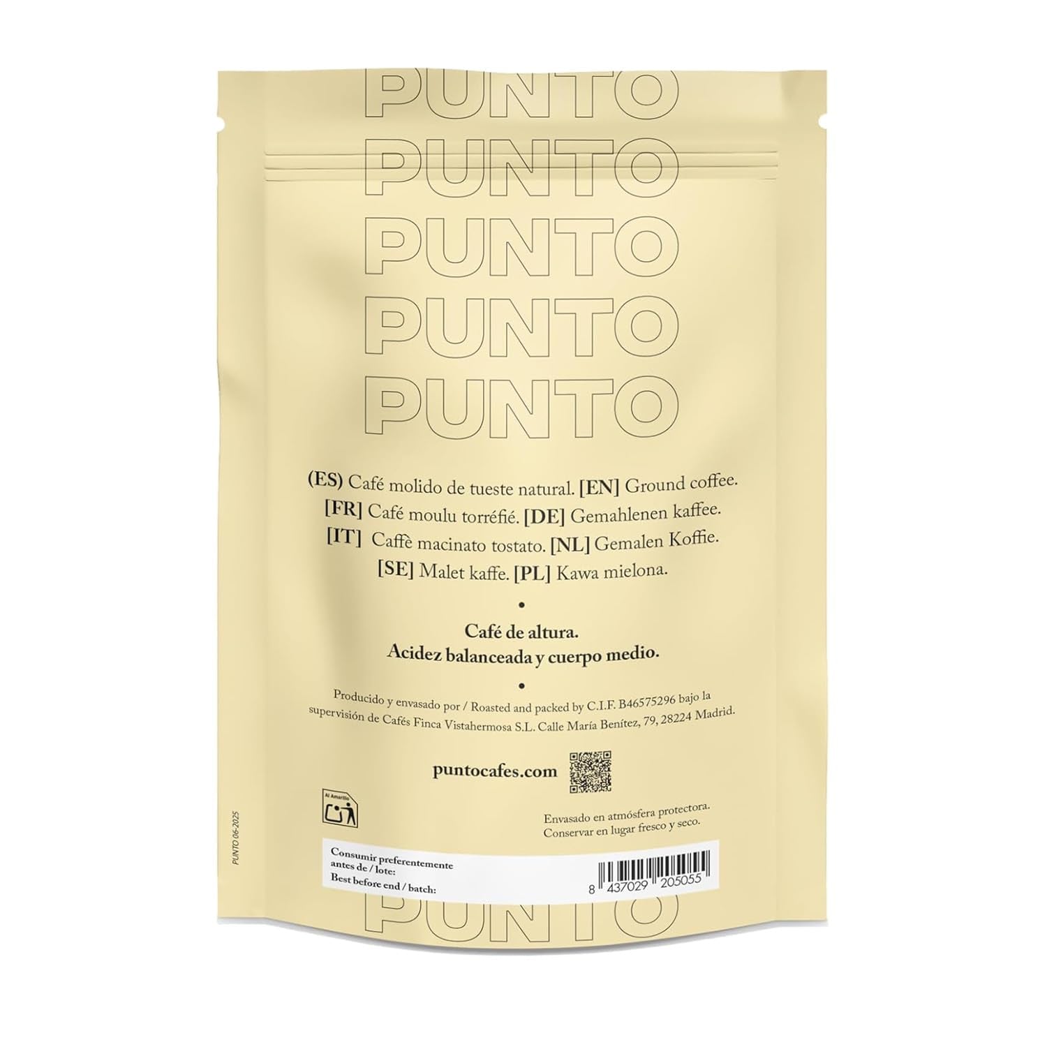 – Gemahlener kolumbianischer Kaffee – 250 g – Spezialitätenkaffee – Mittlere Röstung – 100% Arabica – Fruchtige Noten, Rohrzucker und Kakao – Ausgewogene Säure – Mittlerer Körper