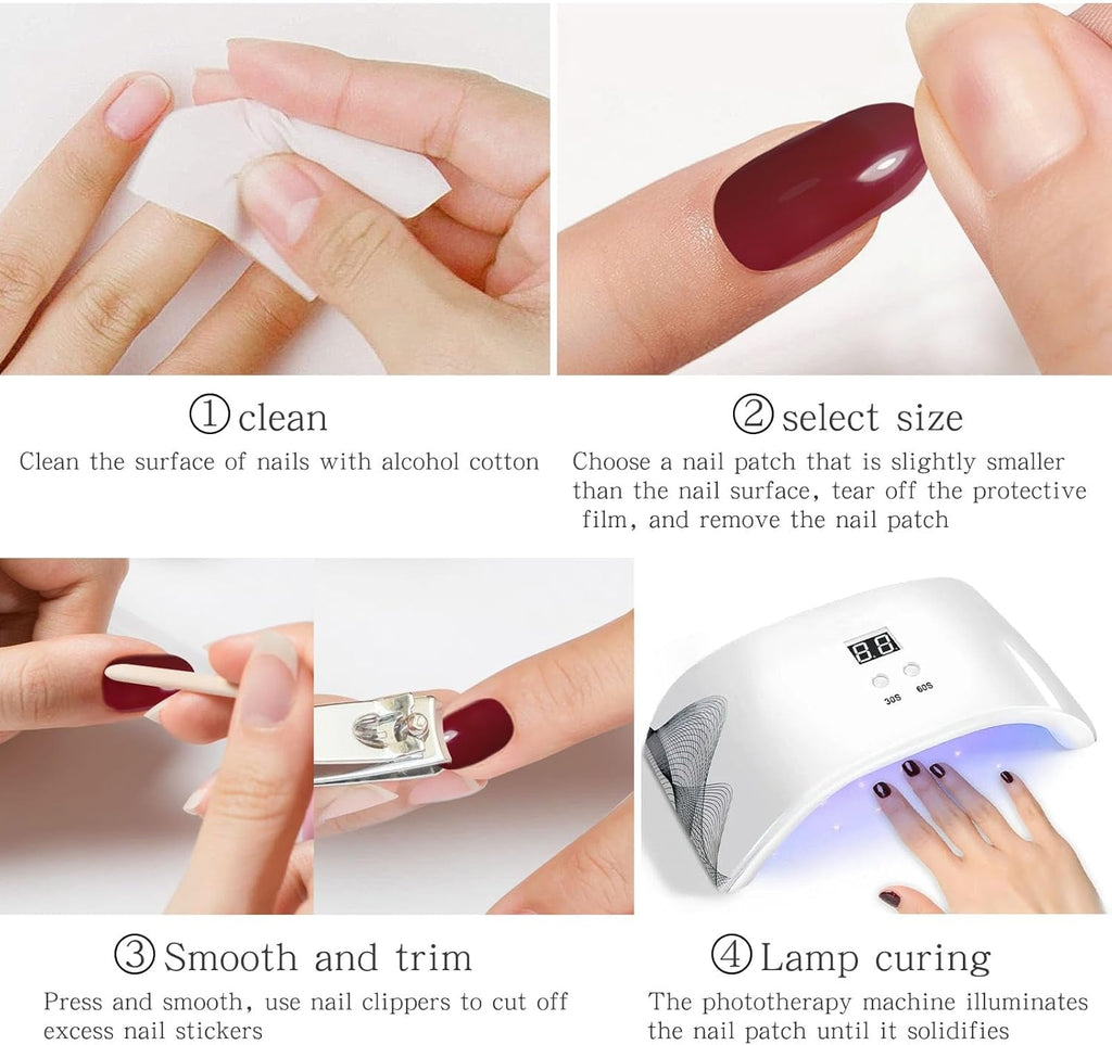 JMEOWIO folie de unghii sclipici gel folie unghii autoadezive autocolant unghii UV întărire decorare unghii design accesorii