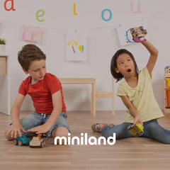 Miniland Puppenkleidung Set 40cm, Pyjama mit Schlafmütze