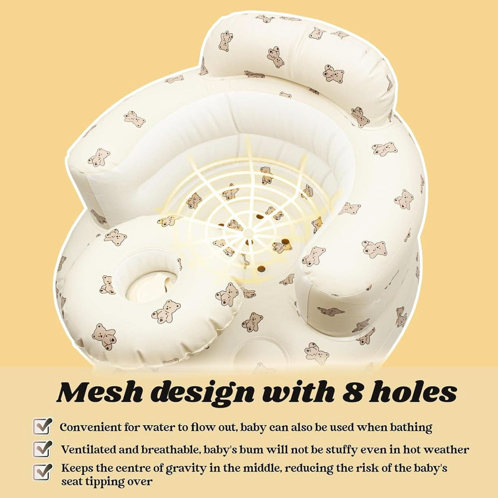 Aufblasbarer Sitz für Babys Jdblissful von 3 bis 36 Monaten Mutter und Kind Naty Shop