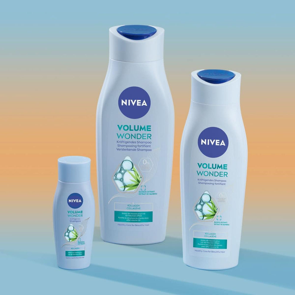 NIVEA Volume Wonder Kräftigendes Shampoo, Volumenshampoo, 50 ml Dusche und Bad Naty Shop