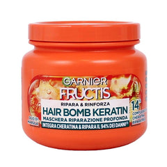 Garnier Fructis mască de reparații profunde pentru păr mai puternic, cu ulei de marula și keratină, Hair Bomb Keratin, reparare și întărire, 320 ml Masca de par Naty Shop Titlu implicit