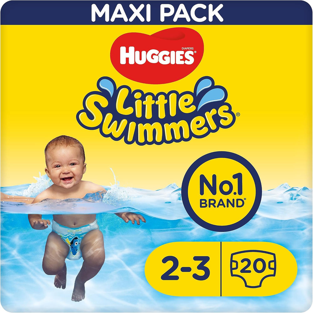 Huggies Little Swimmers Schwimmwindeln, Größe 2-3 (3-8 kg), 1 Packung mit 20 Stück