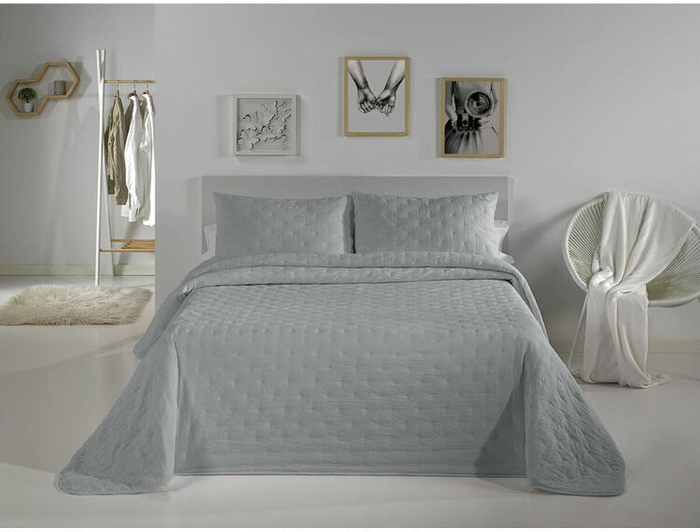Pierre Cardin 1 Bouti Dots - Bett 90 cm - Farbe Grau C5 Bettdecken und Steppdecken Naty Shop Grau, C5 Bett 105 cm