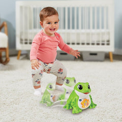Vtech Baby Jumping Frog - Broscuță vorbitoare, săritoare, cu 3 cântece și 12 melodii - Pentru copii cu vârsta cuprinsă între 12-36 luni Jucarii Bebe Naty Shop