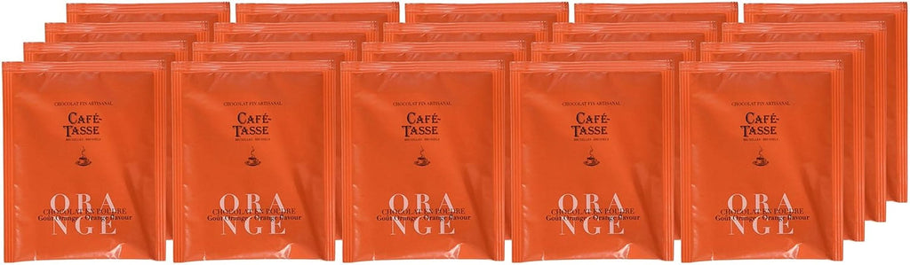 Ciocolată de băut cu aromă de portocale Café Tasse 20 pliculețe, 1 pachet (1 X 400 G) Cacao si Ciocolata Calda Naty Shop