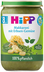 Hipp Bio-Makkaroni mit Erbsen und Gemüse, 220 g, 6er-Pack (6 x 220 g) Mutter und Kind Naty Shop Standardtitel