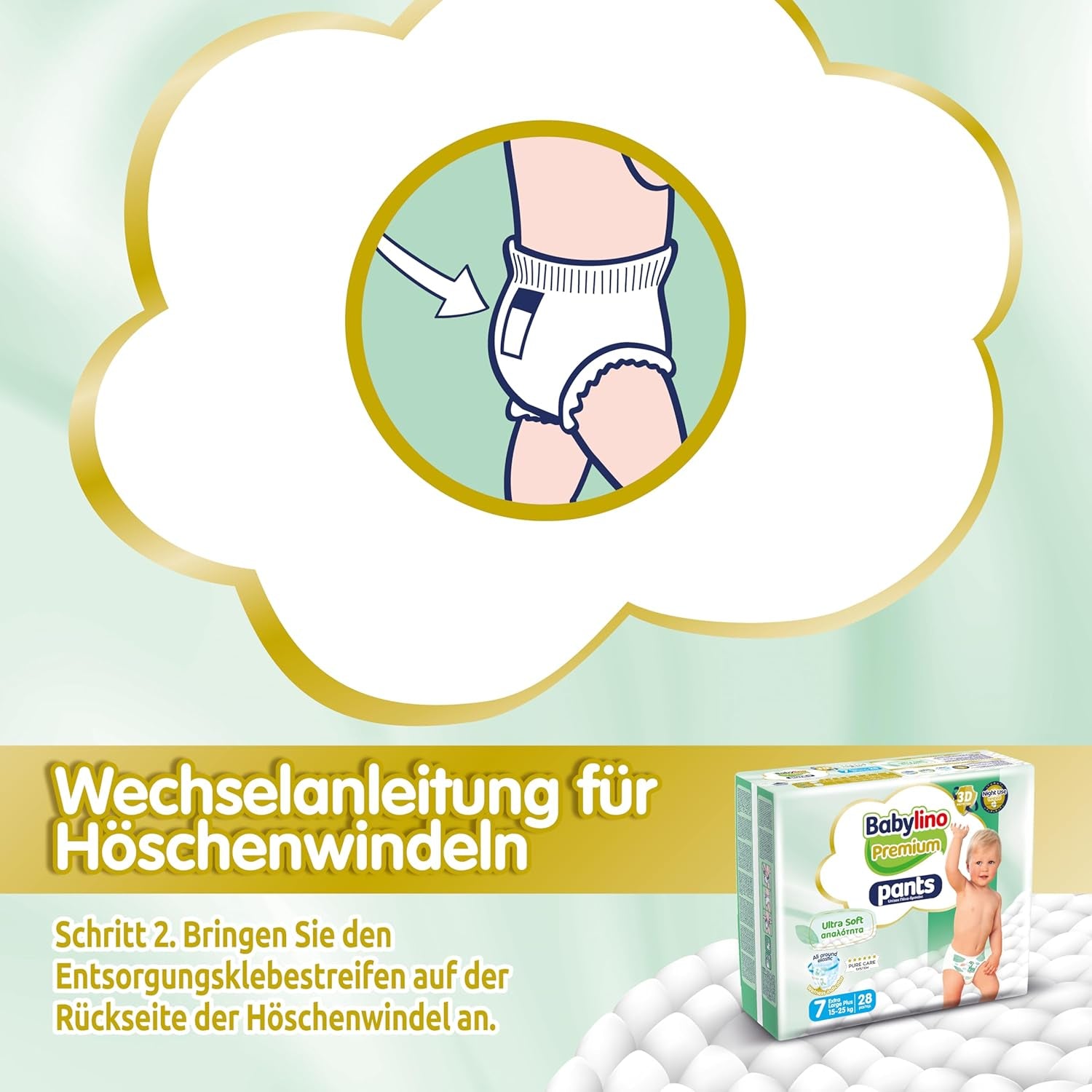 Premium-Hose, Größe 7, Ultra Soft Filter, XL Plus (15-25 kg), 28 Stück