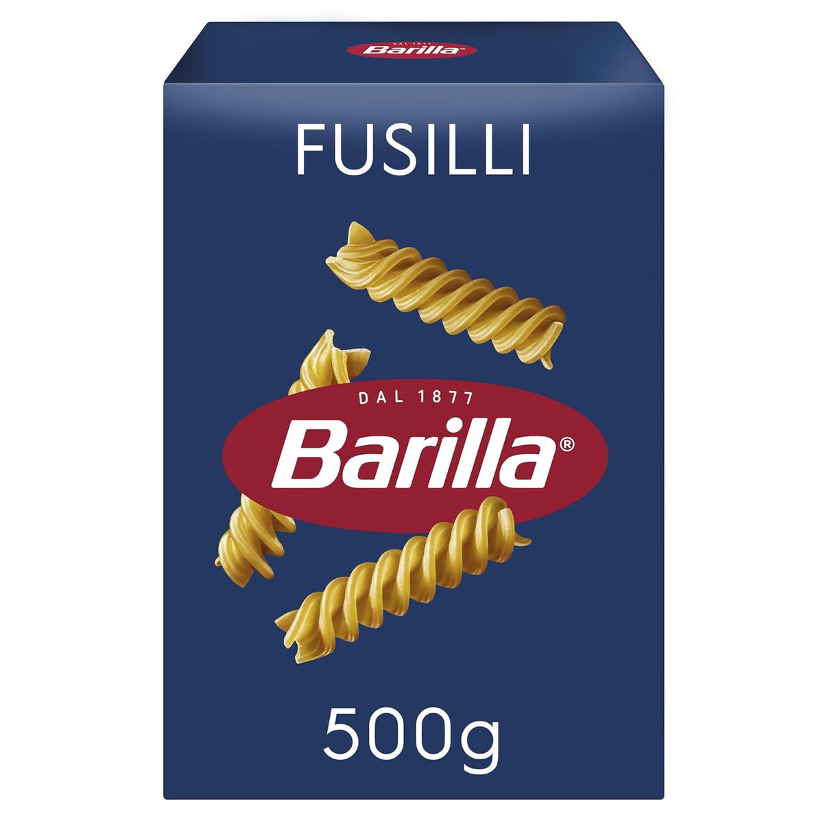 Barilla Pasta Classic Fusilli Nr. 98 aus hochwertigem Hartweizen, immer al dente, Chili, Spaghetti, Fusilli, Penne, italienisch, 500g