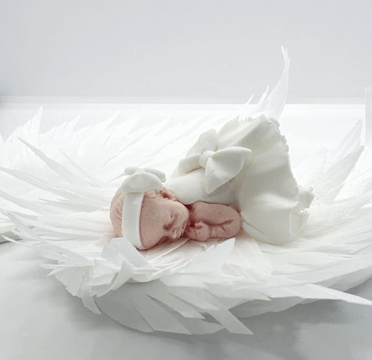 Essbare Dekoration, Taufe, Mädchen