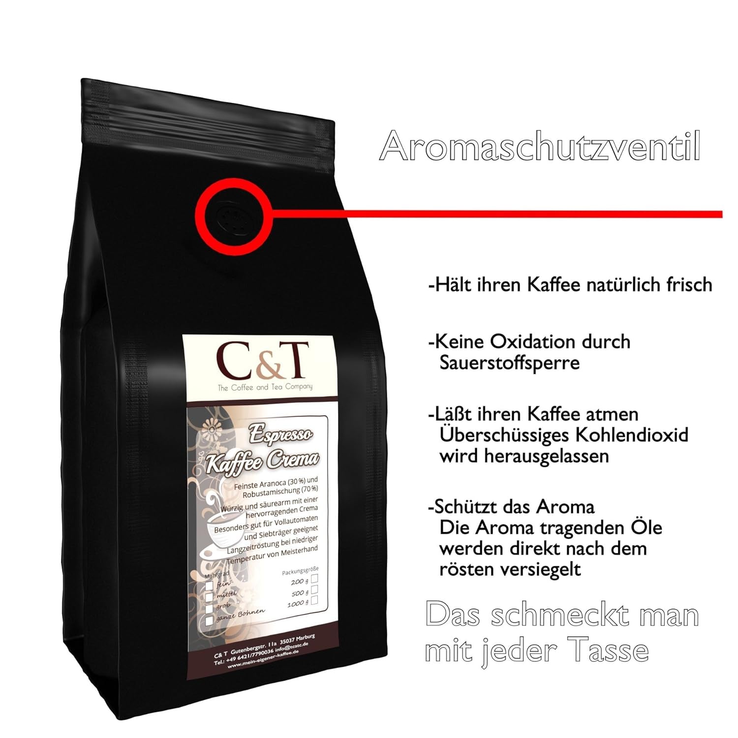 Boabe de cafea Espresso / Cafe Crema 6 x 1000g proaspăt prăjite