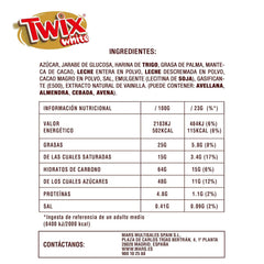 Twix weiße Schokoriegel | Karamell, Kekse, weiße Schokolade | Schokoladen-Multipack | 5 Riegel (5 x 46 g) (5er-Pack)