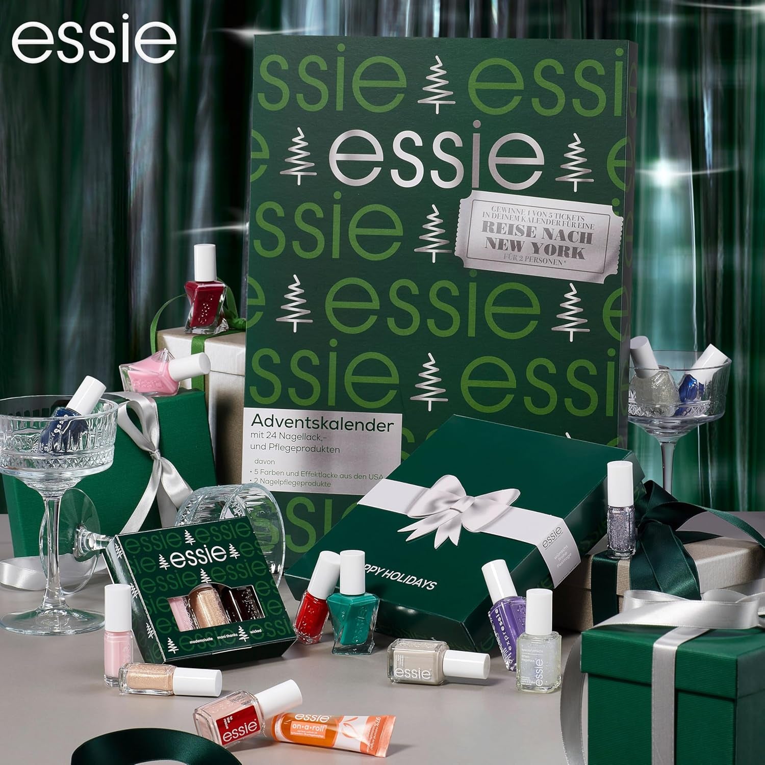 Essie Christmas Nail Art Set 2025 für festliche Looks