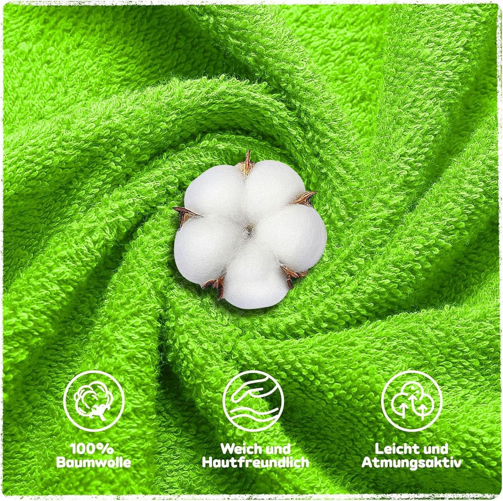 Oeko TEX Kinder-Badeponcho, 100 % Baumwolle Mutter und Kind Naty Shop