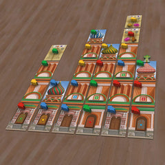 KOSMOS 682156 Rote Kathedrale, Erbauer des Zaren, Strategiespiel mit speziellem Würfelmechanismus, Brettspiel für 1-4 Spieler ab 12 Jahren, Spiel für Kenner