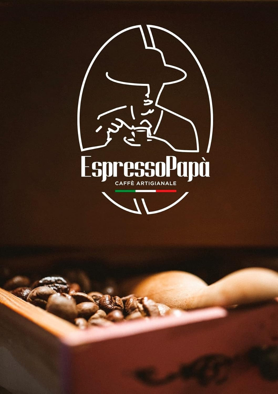 Espresso Napoletano BLACK OF NAPLES - extrem de intens și cremos - aciditate foarte scăzută - boabe întregi 100% Robusta 500g