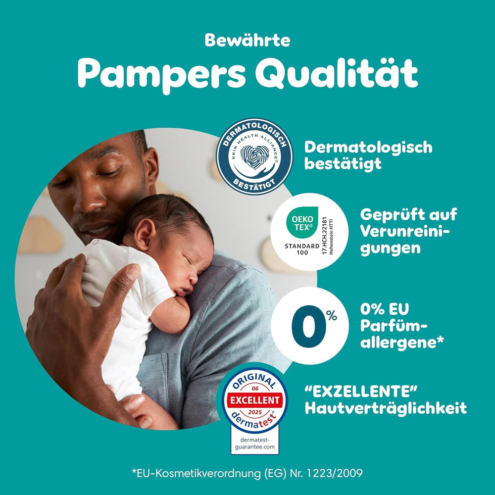 Pampers Baby-Dry Windeln, Größe 5, 174 Windeln, 11 kg – 16 kg, bis zu 100 % Auslaufschutz und Komfort die ganze Nacht