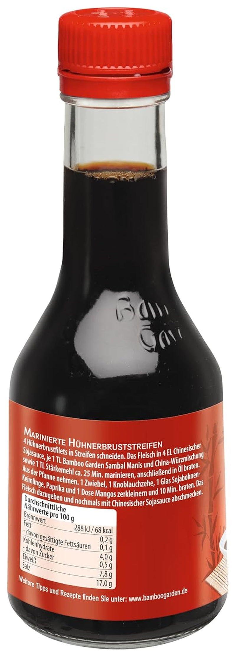 Bamboo Garden - Chinesische Sojasauce, Würzsauce für Fleisch, Geflügel, Gemüse und vieles mehr, 1 x 200 ml (Verpackungsdesign kann abweichen)