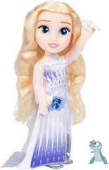 Disney Die Eiskönigin Singende ELSA Die Schneekönigin Puppe 35 cm, singt „Show Yourself“, inklusive Zubehör für zusätzlichen Spielspaß, perfekt für Mädchen ab 3 Jahren, weiß und blau