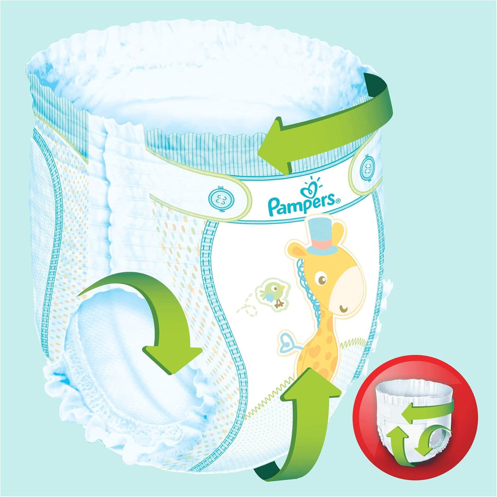 Pampers (alte Version), Höschen, Größe 4, 9 kg–15 kg, Dreierpack (1 x 88 Windeln)