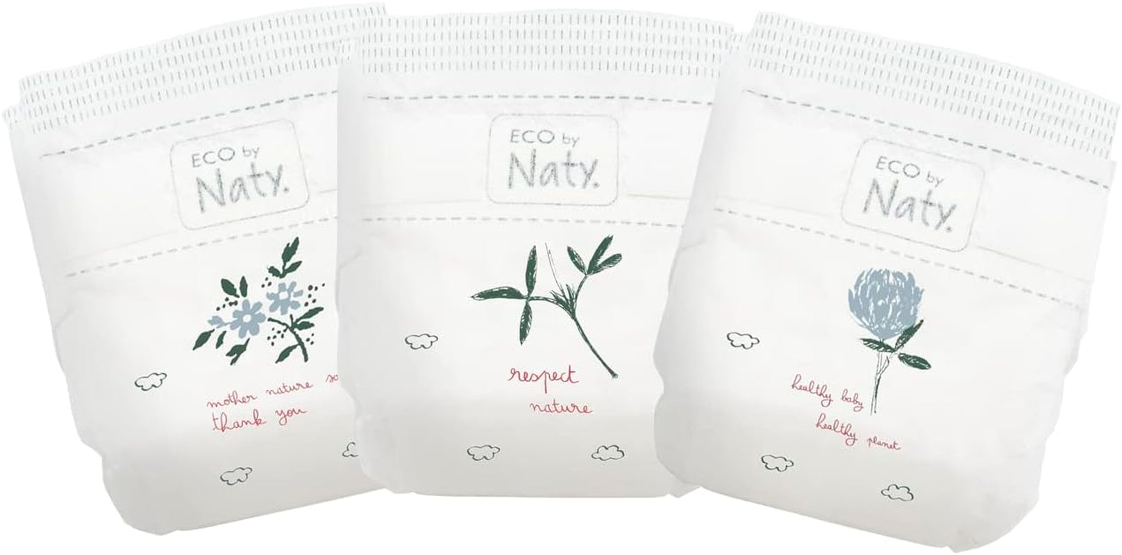 Eco by Naty Premium Wegwerfwindeln für empfindliche Haut, Größe 5, 11-25 kg, (1 x 22 Stück)