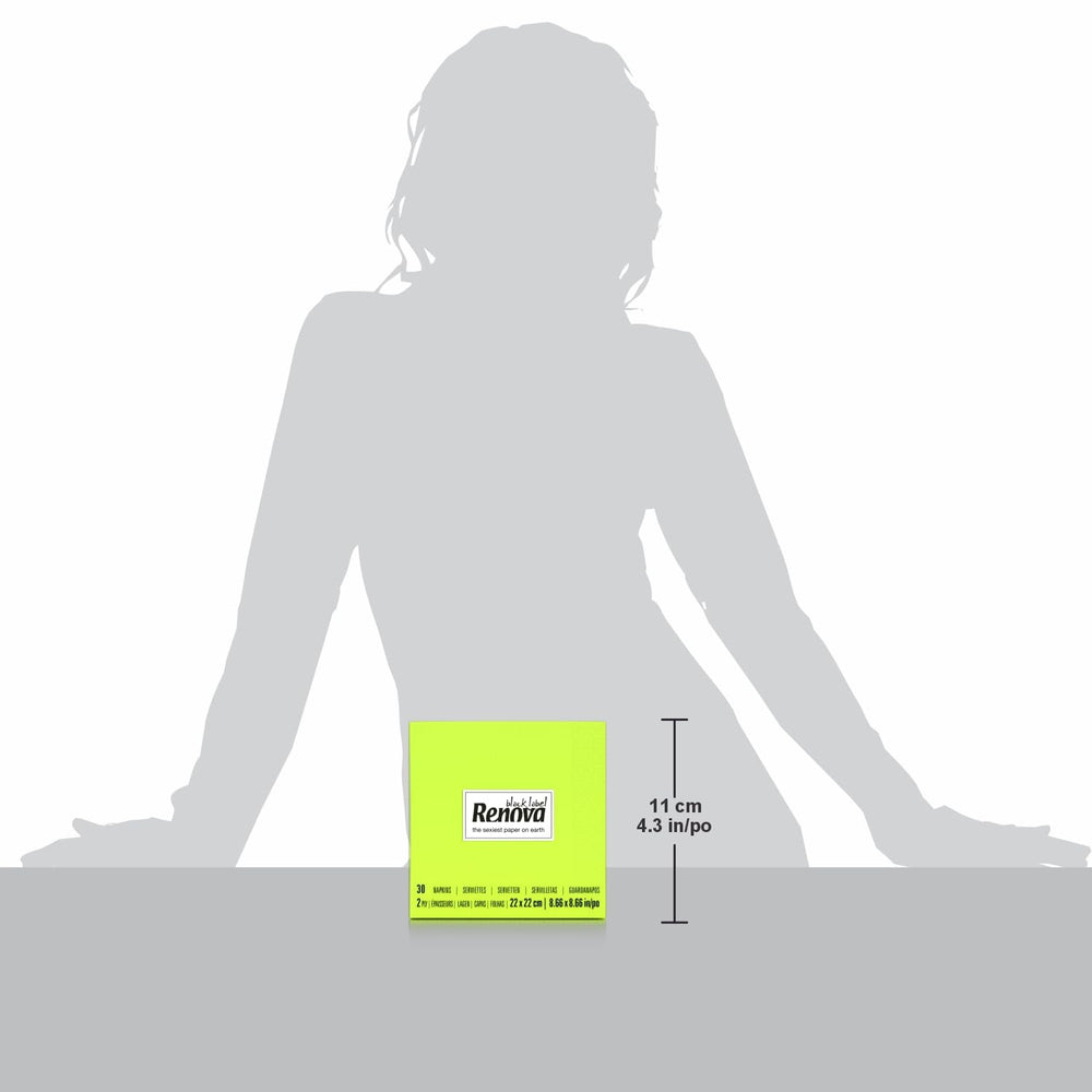 Șervețele de hârtie Renova verde cocktail - 30 de șervețele