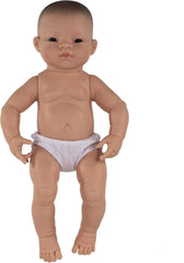 Miniland Babypuppe neugeborener asiatischer Junge 40cm-31005