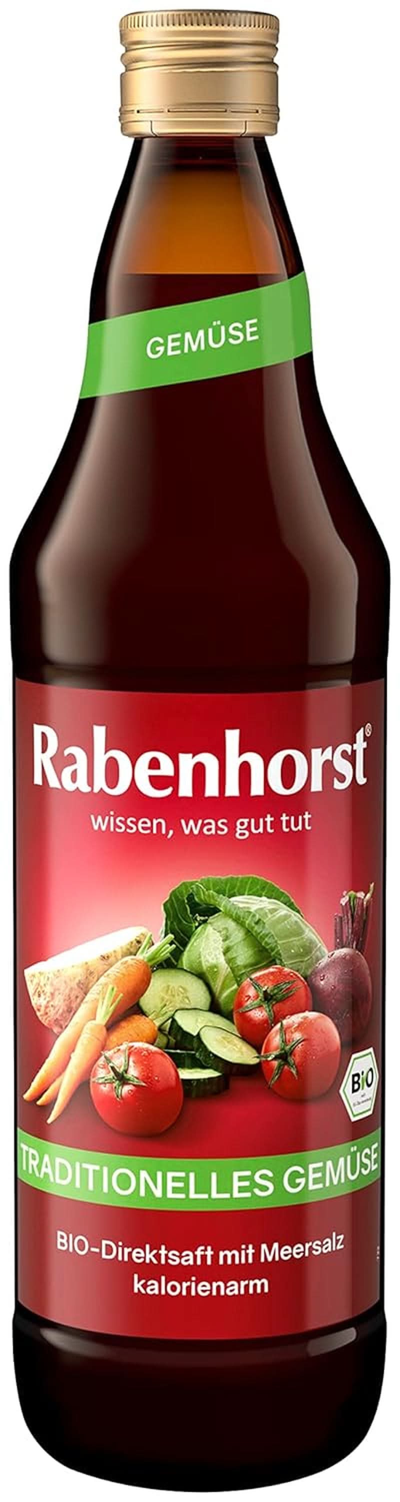 RABENHORST (6 X 700ml) – Hochwertiger Gemüsesaft aus verschiedenen Gemüsesorten. Alkoholfreie Getränke von Naty Shop
