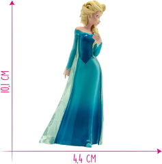 Bullyland 12961 - Figurină Elsa din Arendelle din filmul Frozen de Walt Disney, aprox. 10,1 cm, foarte detaliată, ideală ca un mic cadou pentru copiii cu vârsta de 3 ani și peste
