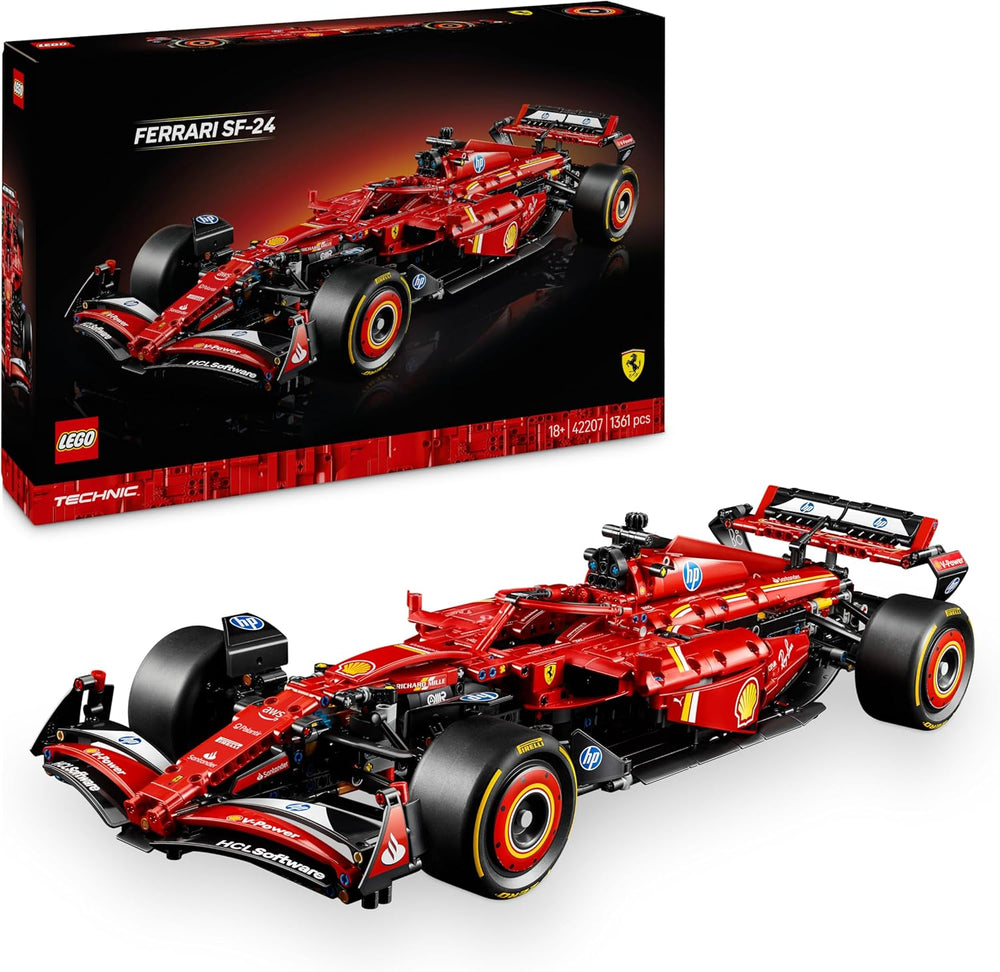 LEGO Technic Oracle Red Bull Racing RB20 F1 Rennauto Modell - Formel 1 Bauset zum Sammeln - V6-Motor, Getriebe, Lenkung & DRS im Maßstab 1:8 - Giftidee für Erwachsene & Teenager 42206