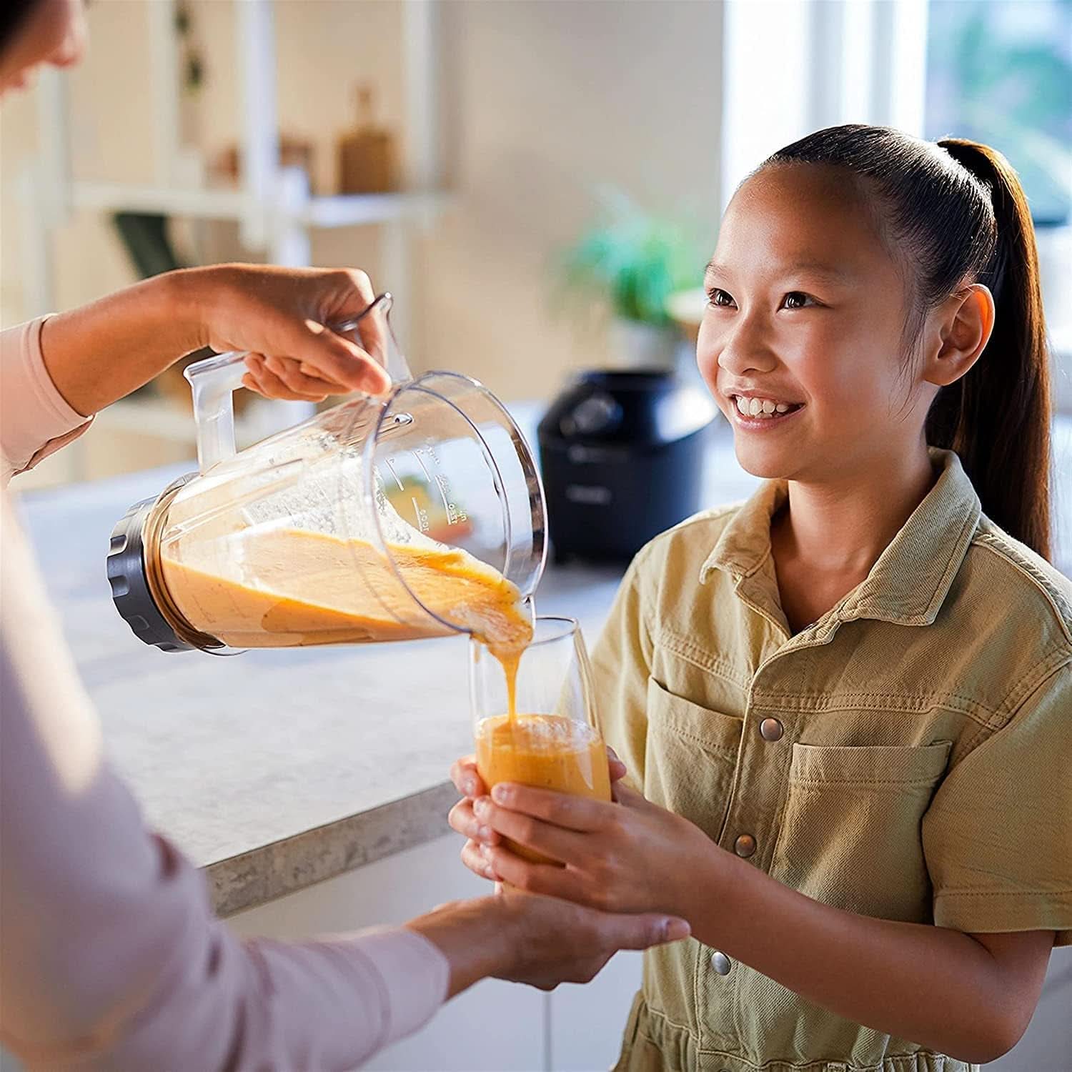 Philips Standmixer und Smoothie Maker – 600 W, 2-Liter-Becher, Homeid-App, 2 Geschwindigkeitsstufen + Impulsfunktion, Problend, Ice-Crush-Funktion (HR2291/41) Kitchen Naty Shop