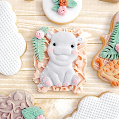 Katy Sue, Sweet Safari Silikonguss, Naty Shop Kitchen Hipopotam