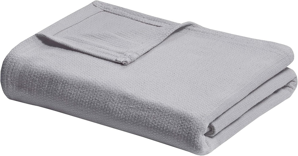 Madison Park Freshspun Wicker Twin Grey Cotton Decke Betten und Bettdecken Madison Park Grey Full/Queen