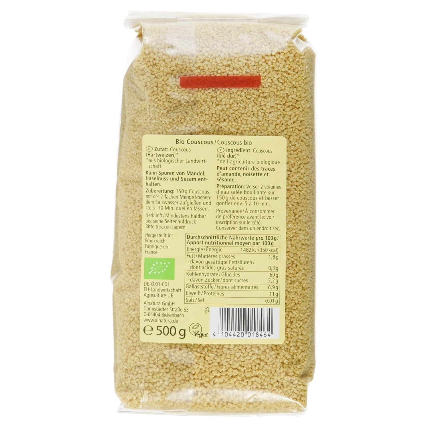 Bio-Getreide-Couscous, 500g