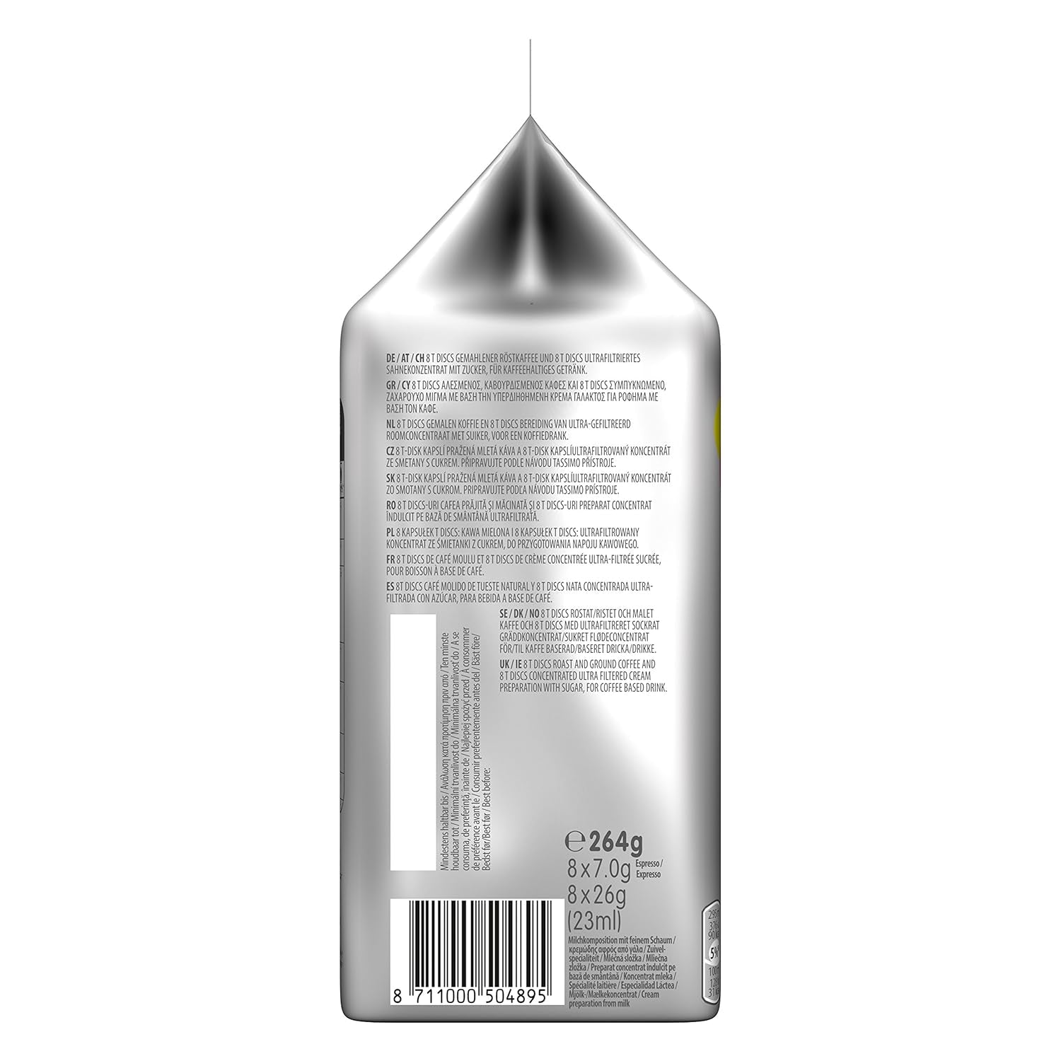 Tassimo Kapseln Jacobs Typ Latte Macchiato Classico, 5 x 8 Pads, 40 Kaffeekapseln