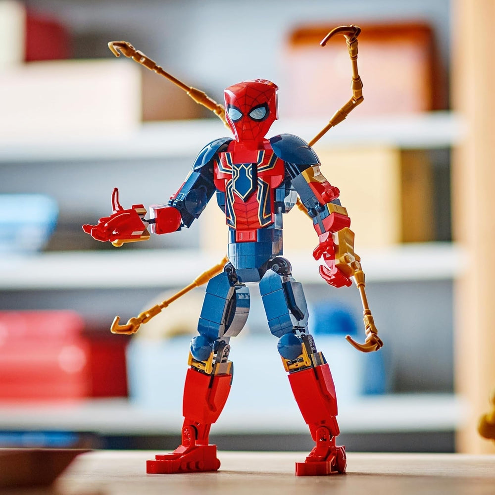LEGO Marvel Iron Spider-Man Bausteine, Superhelden-Actionspielzeug für Kinder ab 8 Jahren, Jungen und Mädchen, Rüstungsset, baubares Modell, Avengers, Geschenkidee für Marvel-Filmfans, 76298 Bausets. Beuche den LEGO-Store