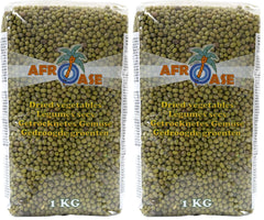 AFROASE - Munggrüne Bohnen - 1 x 1 kg (2er Pack)