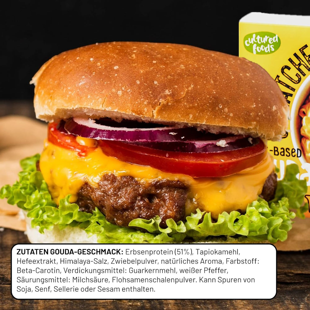 Cultured Foods Veganer Käse Käseersatz Laktosefrei Glutenfrei 2-er Set Gouda Und Cheddar CHEATCHEEZ