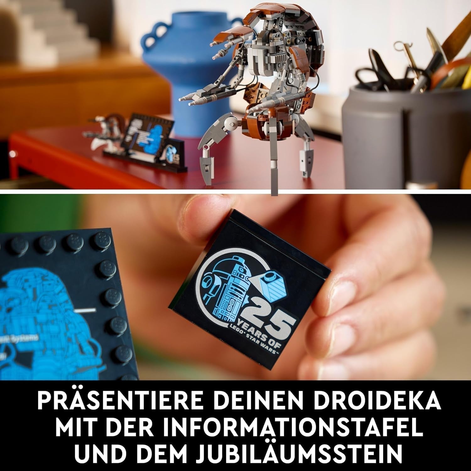 LEGO Star Wars Droideka-Set, Droiden-Modellbausatz für Erwachsene, Schreibtischdekoration, Sammlerstück, Geschenkidee für Männer und Frauen 75381 Bausets Besuchen Sie den LEGO-Store